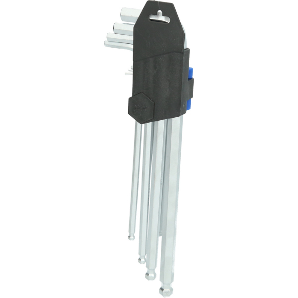 Jeu de clés 6 pans longues à tête sphérique, 9 pcs BT045019 Brilliant Tools