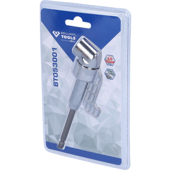 Porte-embouts 6 pans 1/4" coudé à 105° BT053001 Brilliant Tools