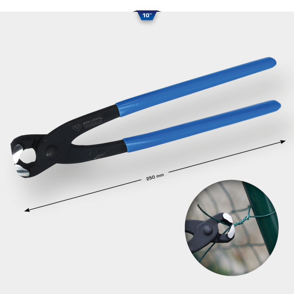 Tenaille russe gainée, 10'', L.250mm BT064914 Brilliant Tools