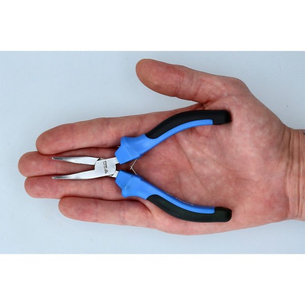 Pince électronique à bec demi-rond coudé, L.130mm BT067607 Brilliant Tools