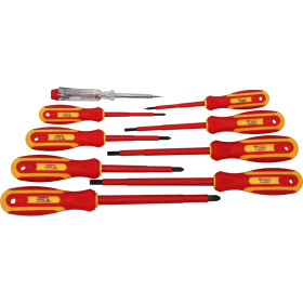 Jeu de tournevis isolés Fente et PHILLIPS, 9 pcs BT068010 Brilliant Tools