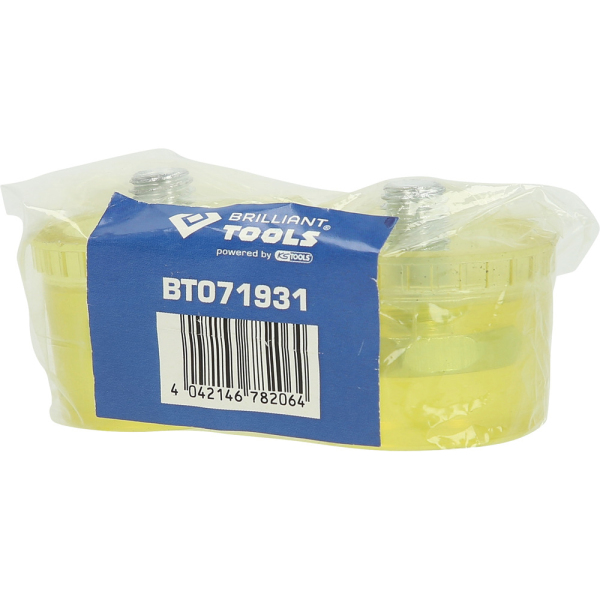 Paire d'embouts de rechange pour maillet BT071930, Ø40mm BT071931 Brilliant Tools