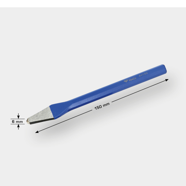 Bédane octogonale, L.150mm x 6mm BT081906 Brilliant Tools