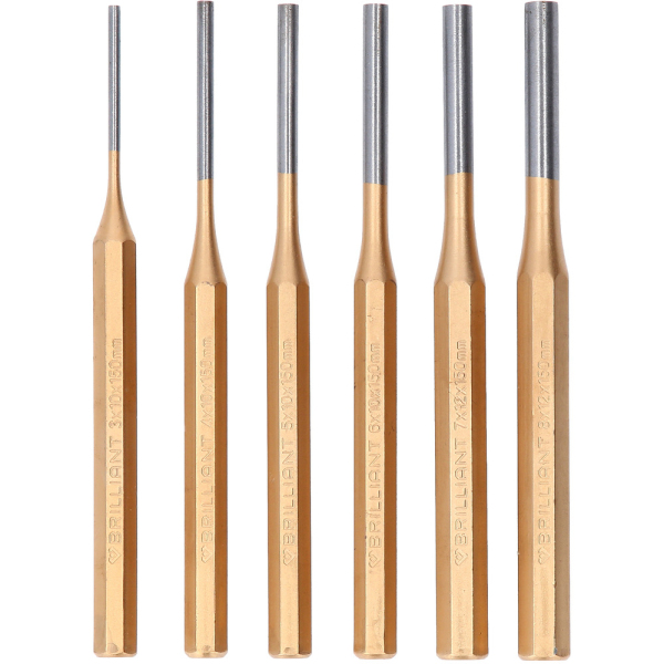 Jeu de chasse-goupilles, 6 pcs BT085070 Brilliant Tools
