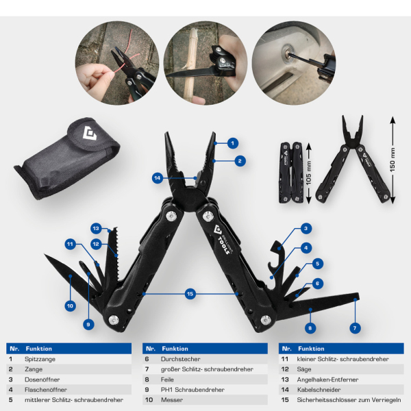 Pince multifonctions BT100903 Brilliant Tools