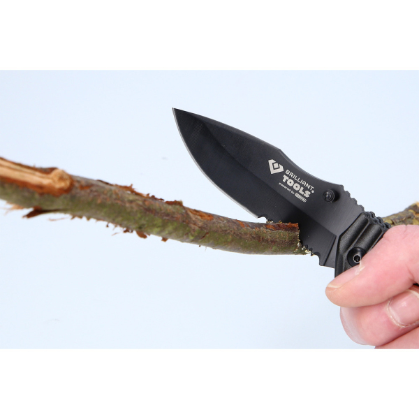 Couteau de poche à cran d’arrêt avec pochette BT102905 Brilliant Tools
