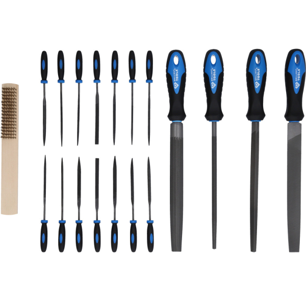 Jeu de limes avec carde à lime, 19 pcs BT103030 Brilliant Tools