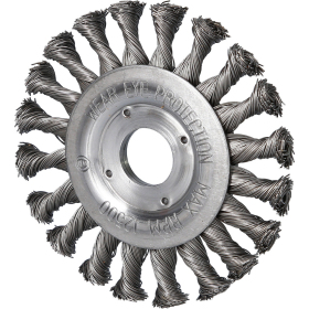 Brosse circulaire acier torsadé Ø 115mm entrainement 22mm BT103102 Brilliant Tools