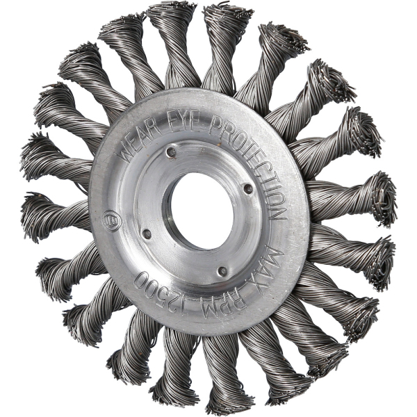 Brosse circulaire acier torsadé Ø 115mm entrainement 22mm BT103102 Brilliant Tools