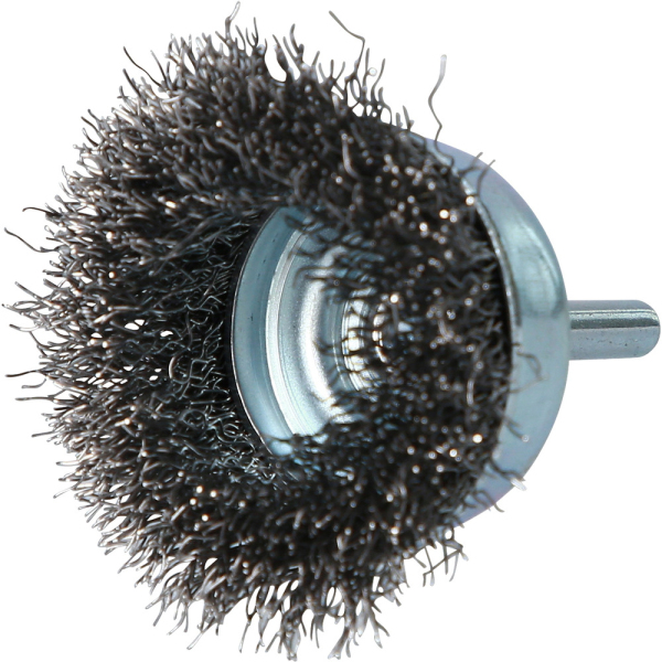 Brosse boisseau Ø 50mm, queue de serrage 6mm BT103105 Brilliant Tools