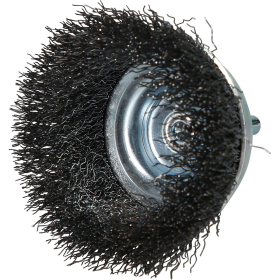 Brosse boisseau Ø 75 mm, queue de serrage 6mm BT103106 Brilliant Tools