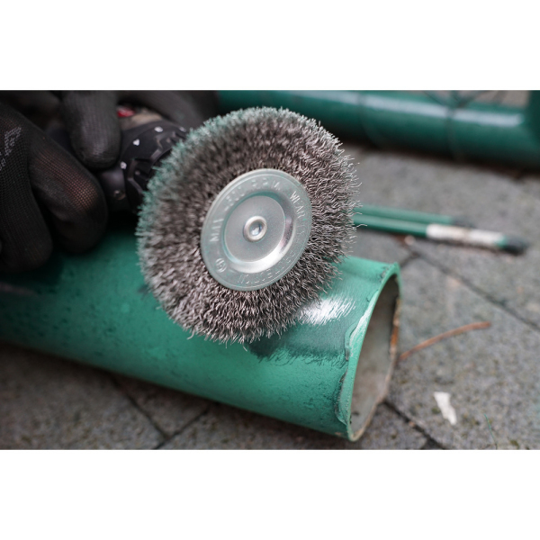 Brosse circulaire Ø 75mm, queue de serrage 6mm BT103107 Brilliant Tools
