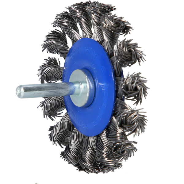 Brosse circulaire Ø75mm, queue de serrage 6mm BT103109 Brilliant Tools