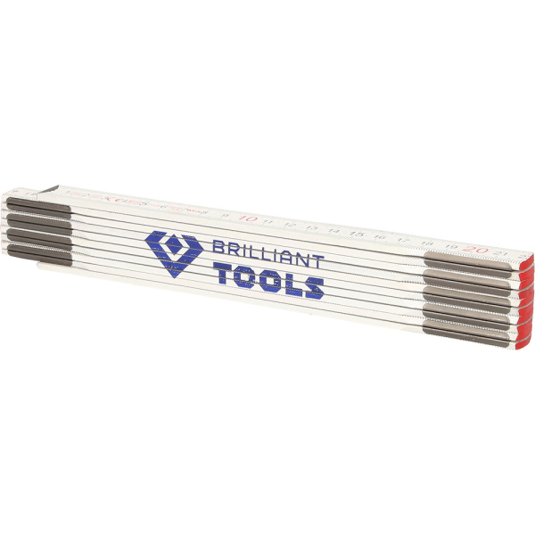 Mètre pliant en bois, L.2m BT110900 Brilliant Tools