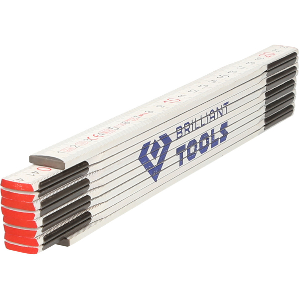 Mètre pliant en bois, L.2m BT110900 Brilliant Tools