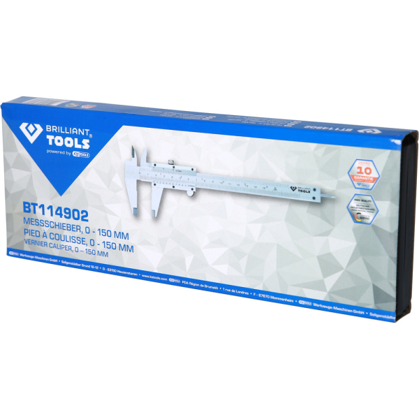 Pied à coulisse, 0 - 150mm BT114902 Brilliant Tools