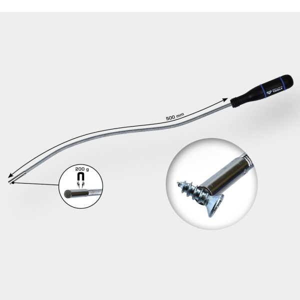 Aimant flexible, 200g, L.500mm BT115906 Brilliant Tools