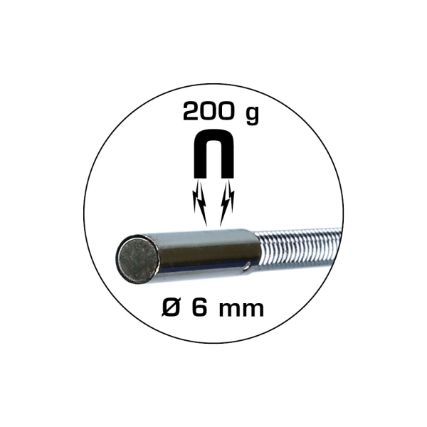Aimant flexible, 200g, L.500mm BT115906 Brilliant Tools