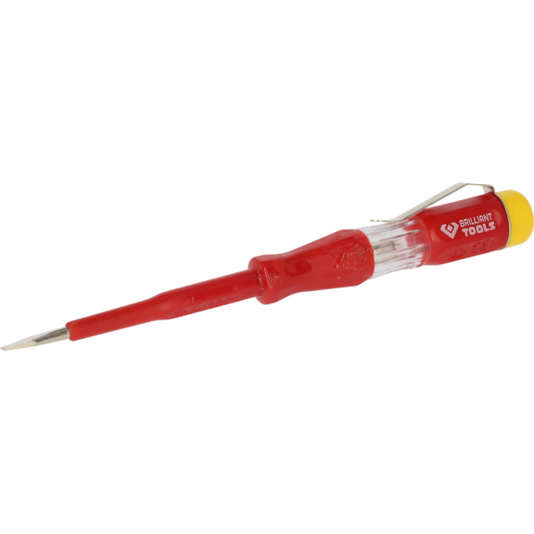 Tournevis testeur 100-500V, Fente 3,0mm, L.140mm BT120900 Brilliant Tools