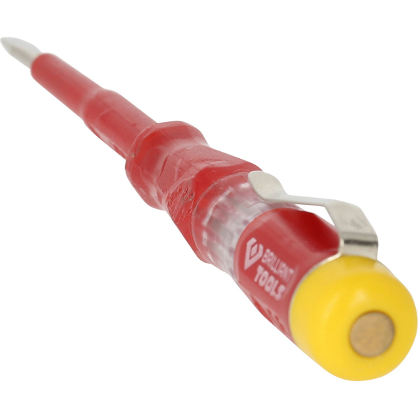 Tournevis testeur 100-500V, Fente 3,0mm, L.140mm BT120900 Brilliant Tools
