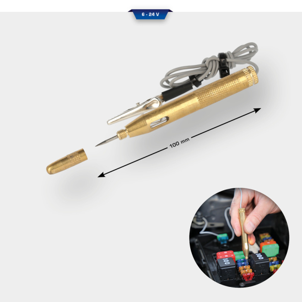 Lampe de test 6-24V - L.100mm BT121900 Brilliant Tools