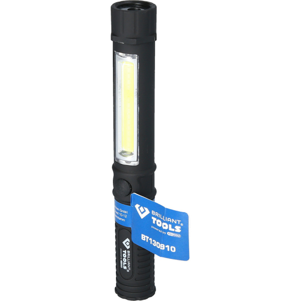 Lampe de poche à LED COB 2 en 1, 140 Lumens BT130910 Brilliant Tools