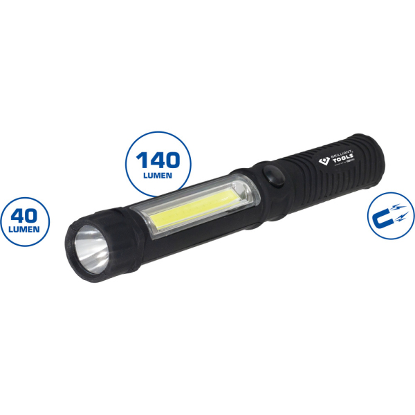 Lampe de poche à LED COB 2 en 1, 140 Lumens BT130910 Brilliant Tools