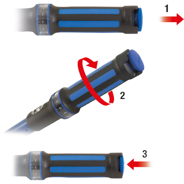 Clé dynamométrique à cliquet réversible 1/4“, 1-25Nm BT141906 Brilliant Tools