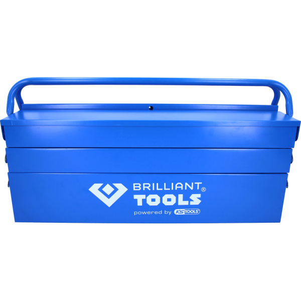 Caisse à outils métallique, 5 compartiments, L.530mm BT150800 Brilliant Tools