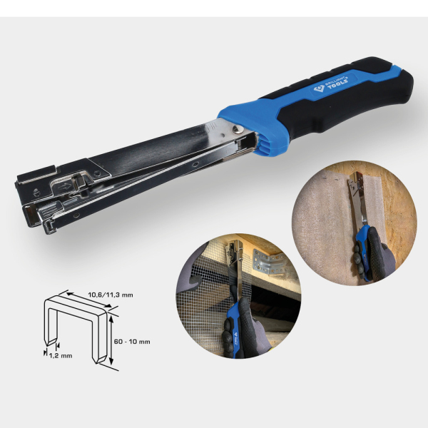 Marteau-agrafeur pour agrafes métalliques BT156912 Brilliant Tools