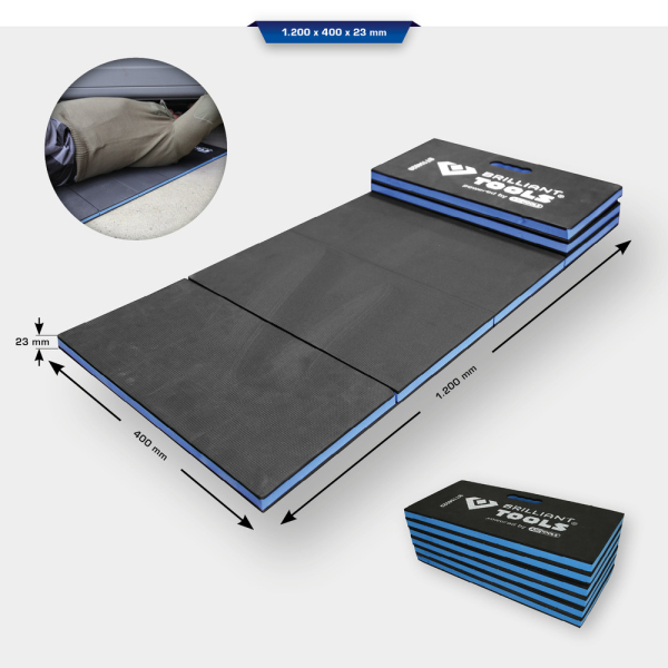 Tapis de protection pliable, 1200x400x23mm BT156920 Brilliant Tools