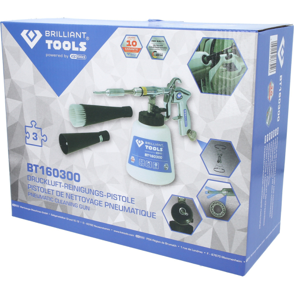 Pistolet pneumatique de nettoyage BT160300 Brilliant Tools