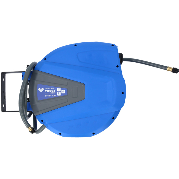 Enrouleur air et eau mural Ø10mm, 15m BT161100 Brilliant Tools