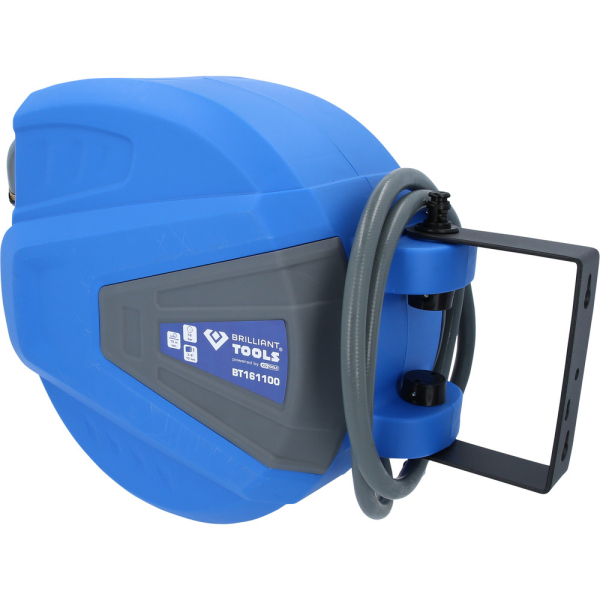 Enrouleur air et eau mural Ø10mm, 15m BT161100 Brilliant Tools