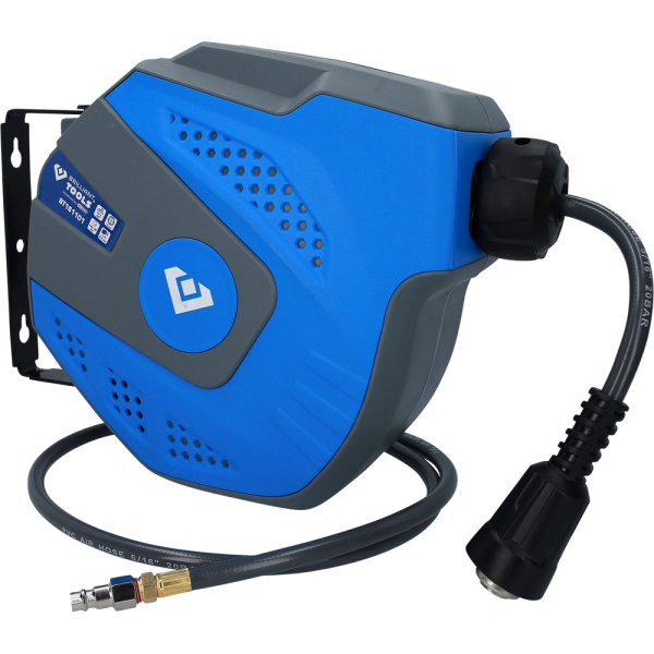 Enrouleur d'air mural Ø8mm, raccord 1/4'', 10m BT161101 Brilliant Tools