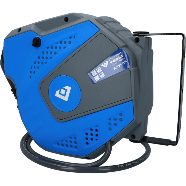 Enrouleur d'air mural Ø8mm, raccord 1/4'', 10m BT161101 Brilliant Tools