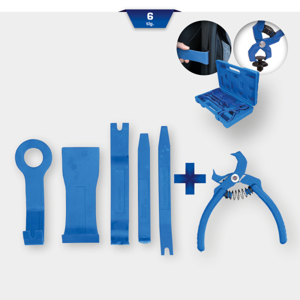 Jeu d’outils pour garnitures et agrafes, 6 pcs  BT511015 Brilliant Tools