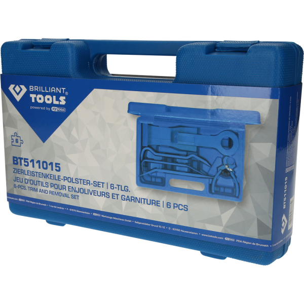 Jeu d’outils pour garnitures et agrafes, 6 pcs  BT511015 Brilliant Tools