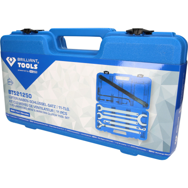 Coffret de clés pour moyeu de ventilateur, 11 pcs BT521250 Brilliant Tools