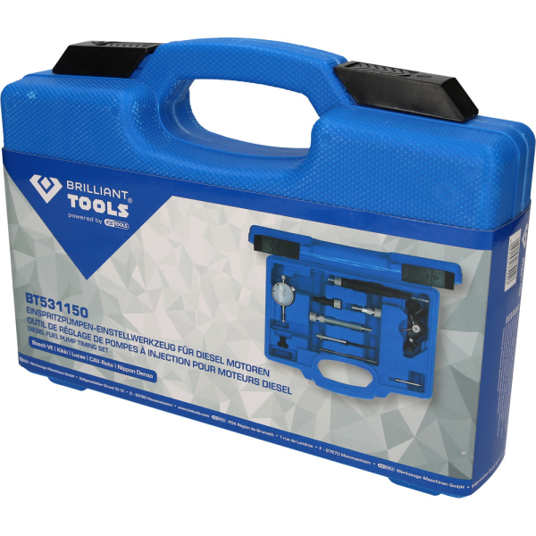 Coffret d’outils de réglage de pompes à injection pour moteurs diesel, 10 pcs BT531150 Brilliant Tools