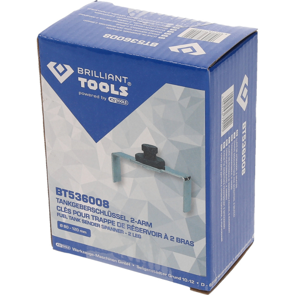 Clés pour trappe de réservoir à 2 bras BT536008 Brilliant Tools