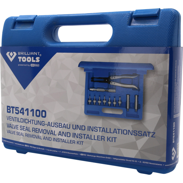 Coffret d'outils pour changement des joints de soupape, 11 pcs BT541100 Brilliant Tools