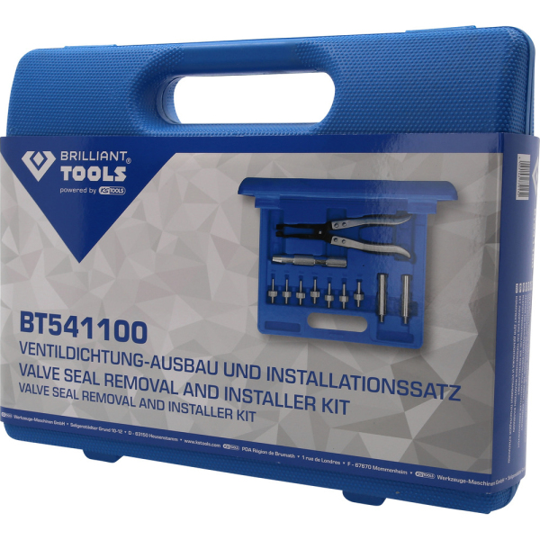 Coffret d'outils pour changement des joints de soupape, 11 pcs BT541100 Brilliant Tools