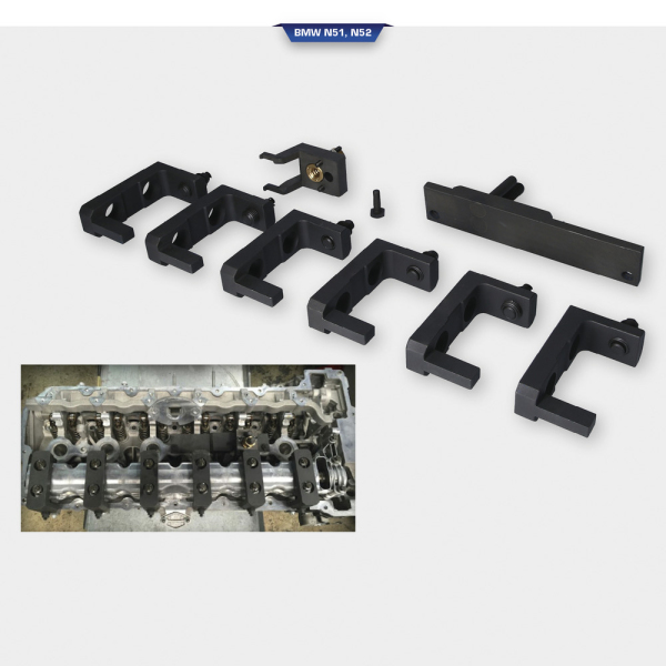 Jeu d'outils de montage d'arbre à cames pour BMW N51,N52, 10 pcs BT541120 Brilliant Tools