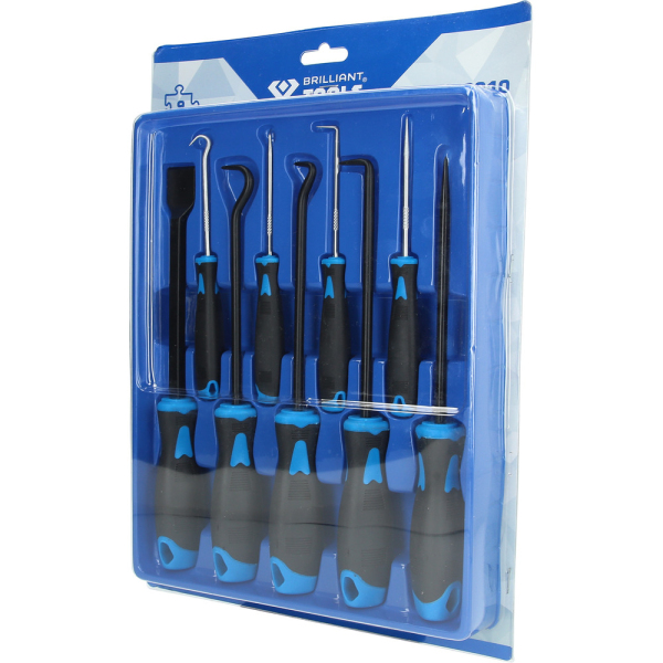 Jeu de crochets et grattoir, 9 pcs BT542010 Brilliant Tools