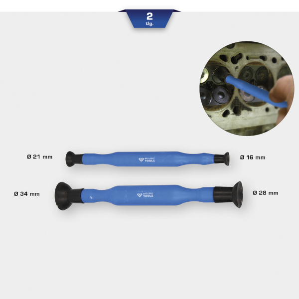Jeu d'outils de rodage de soupapes, 2 pcs BT546000 Brilliant Tools