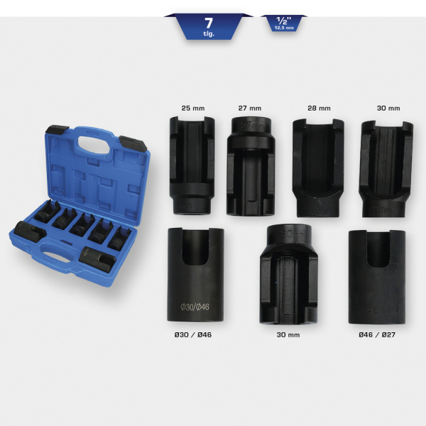 Jeu de douilles d’injecteur, 7 pcs BT551000 Brilliant Tools