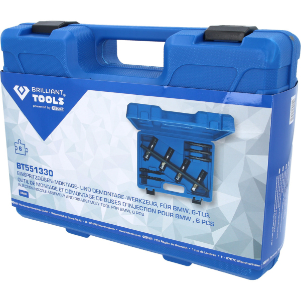 Outil de montage et démontage de buses d'injection pour BMW , 6 pcs BT551330 Brilliant Tools
