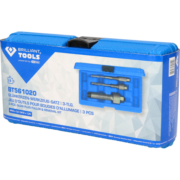 Jeu d'extracteurs pour bougies de préchauffage, 3 pcs BT561020 Brilliant Tools