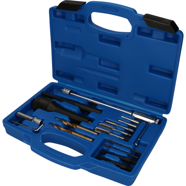 Kit de réparation de filetage pour bougies de préchauffage, 16 pcs BT561030 Brilliant Tools